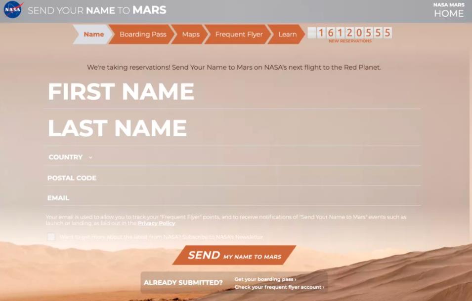 NASA火星船票刷爆全网？有人已经靠它赚了不少钱。 2