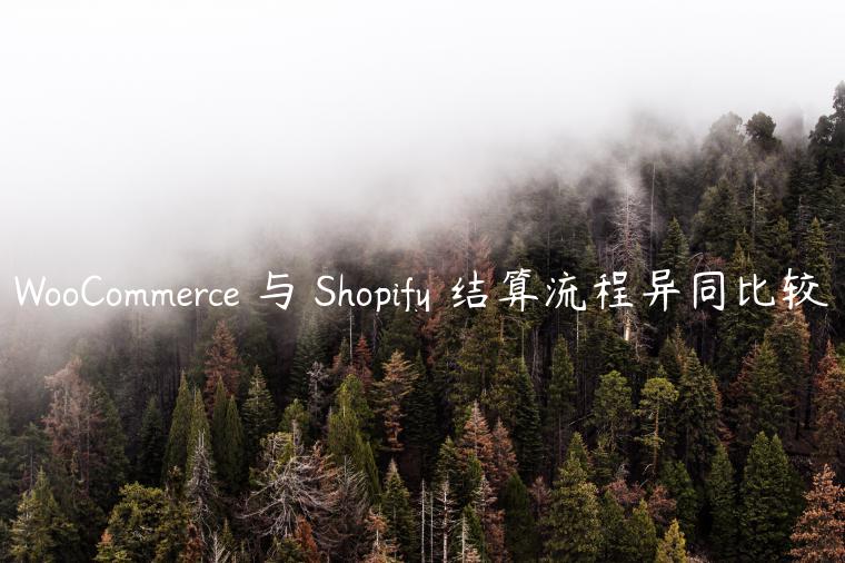 WooCommerce 与 Shopify 结算流程异同比较